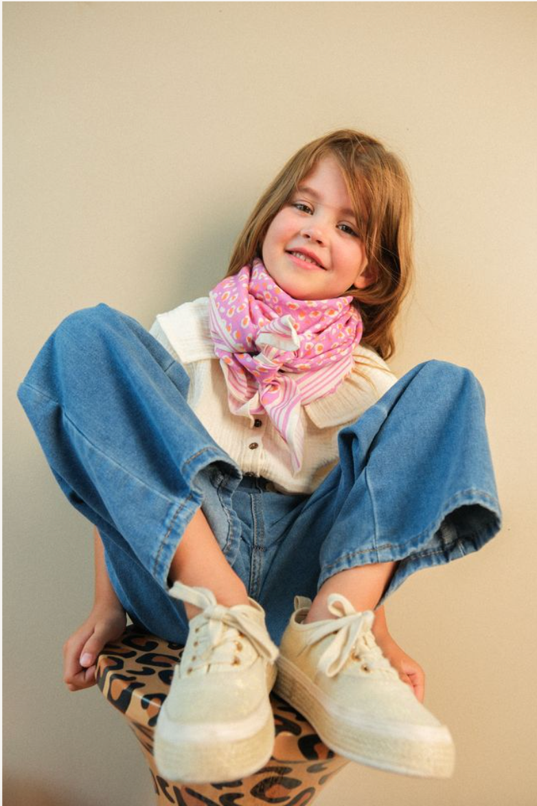 Foulard Bébé Enfant Graou Bonbon