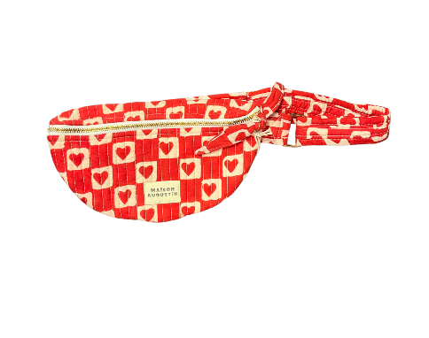 Sac Banane Kids Coeur Rubis