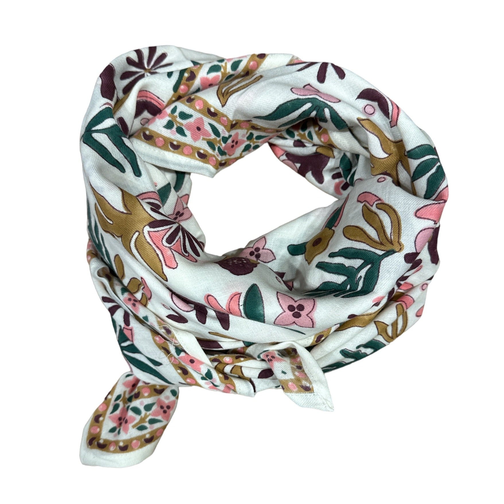 Foulard Adulte Matis Corail 100 cm
