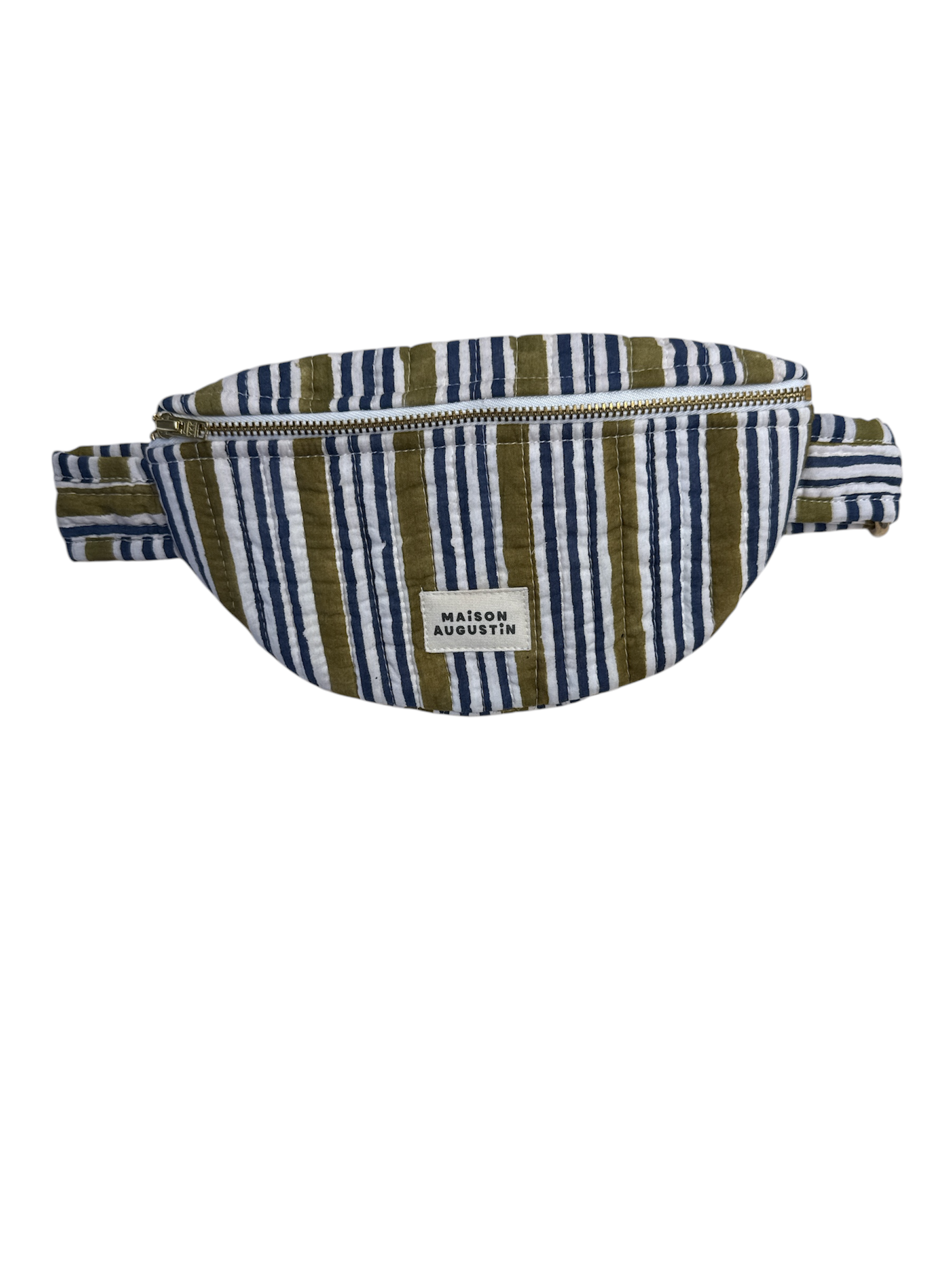 Sac Banane Mum Stripe Kaki