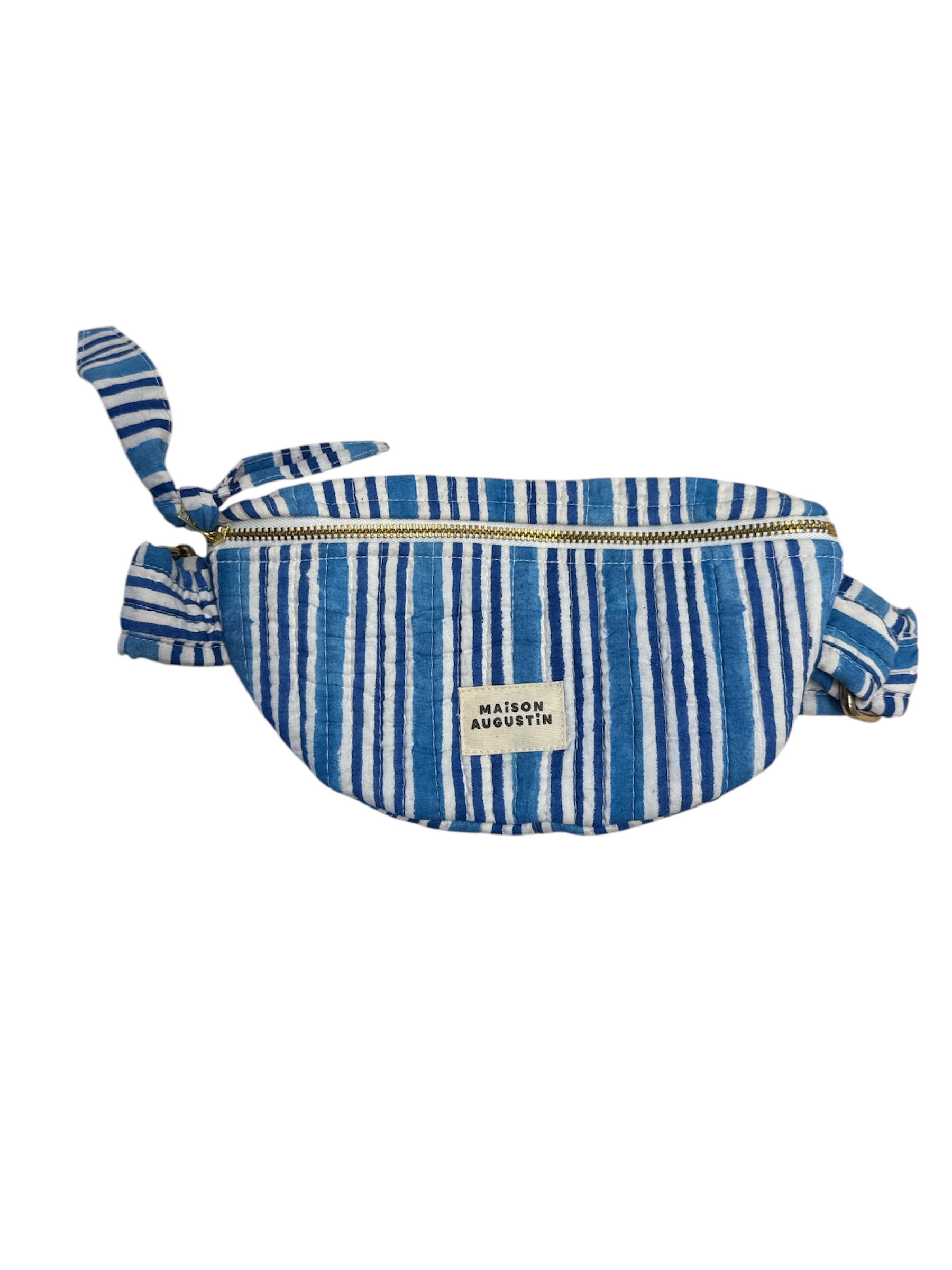 Sac Banane Mum Stripe Bleu