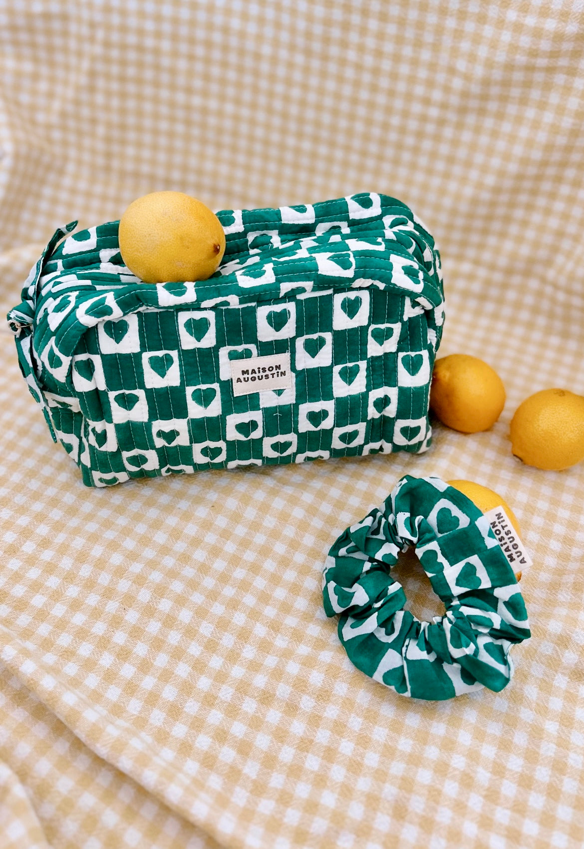 Trousse de toilette Coeur Sapin