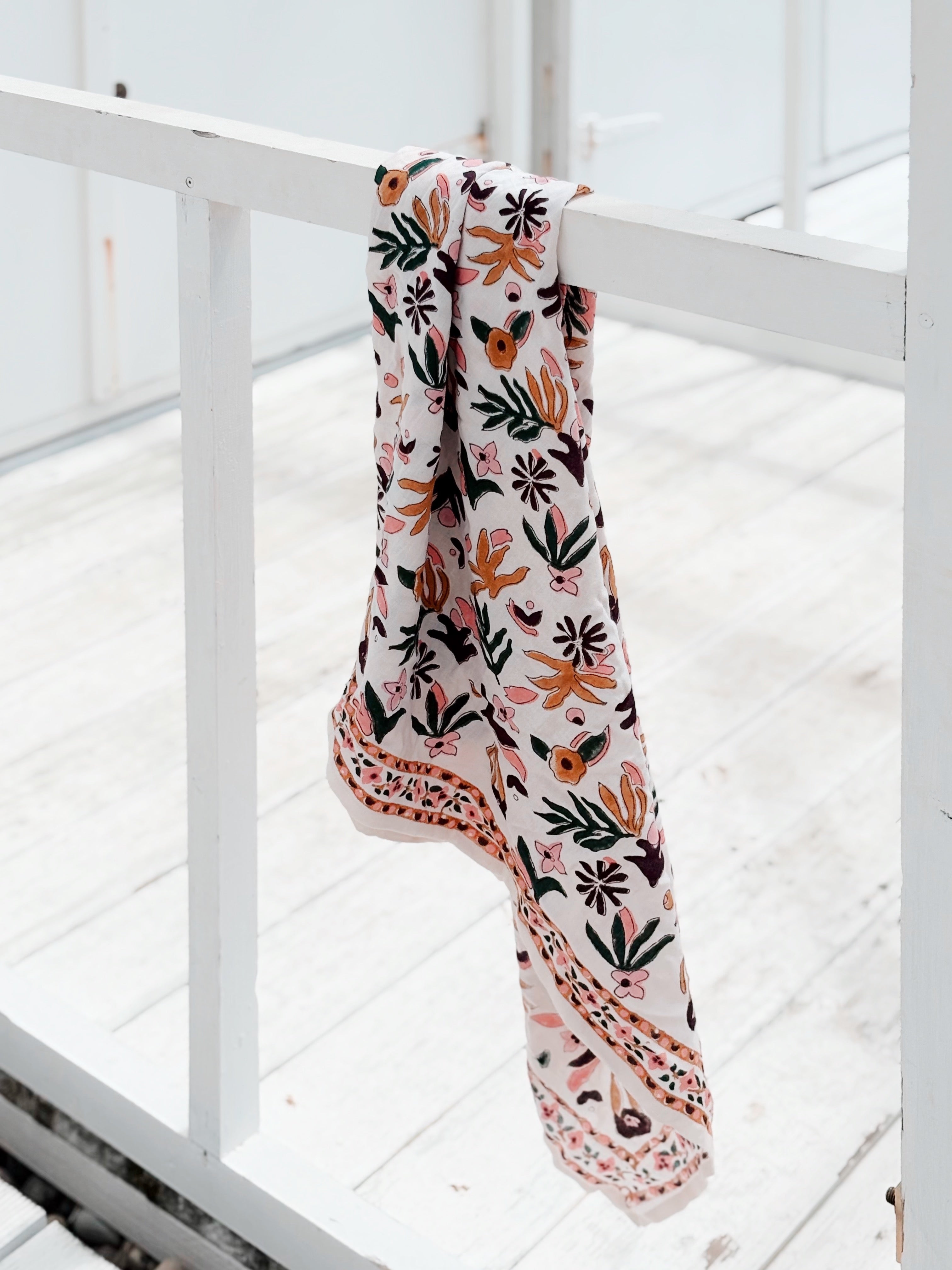Foulard Adulte Matis Corail 100 cm