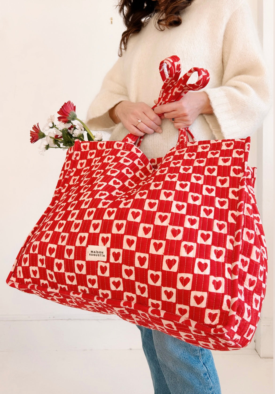 Cabas Coeur Rubis