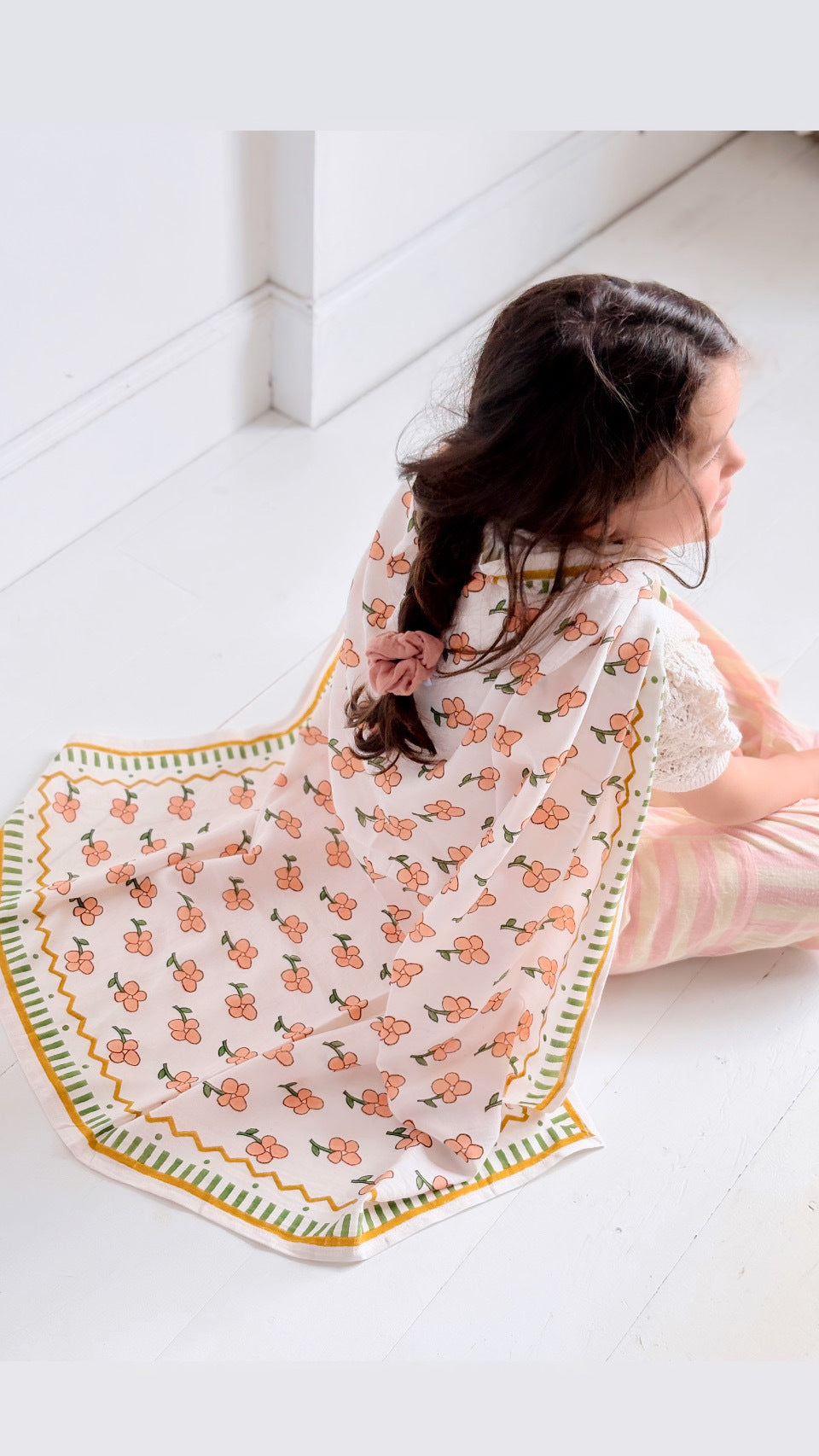 Foulard Bébé Enfant Pink Bloom