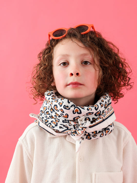 Foulard Adulte Léo Navy 100cm