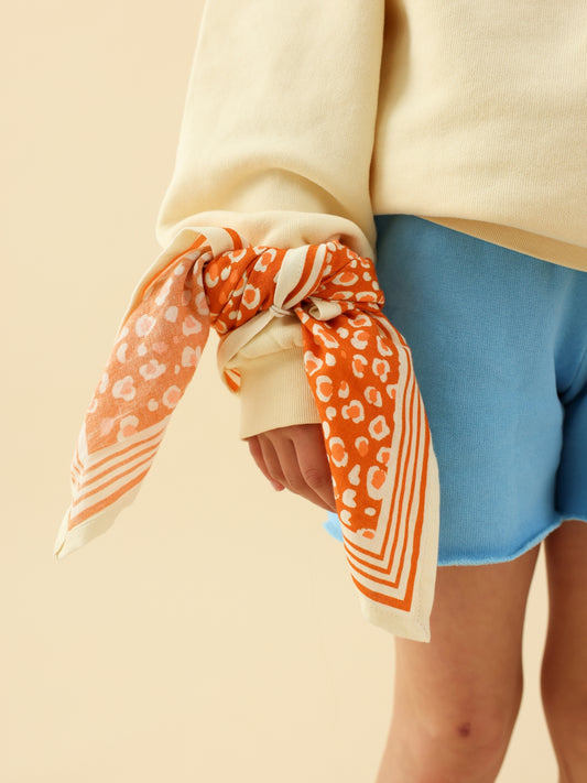 Foulard Bébé Enfant Graou Camel