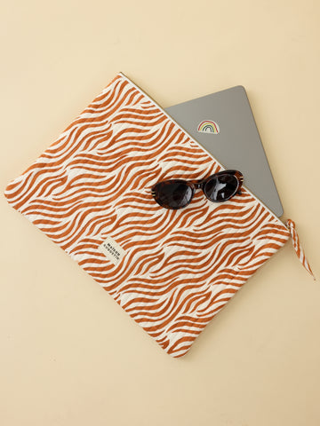 Housse ordinateur Zebre Camel