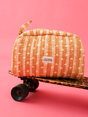 Trousse de toilette Love Beige