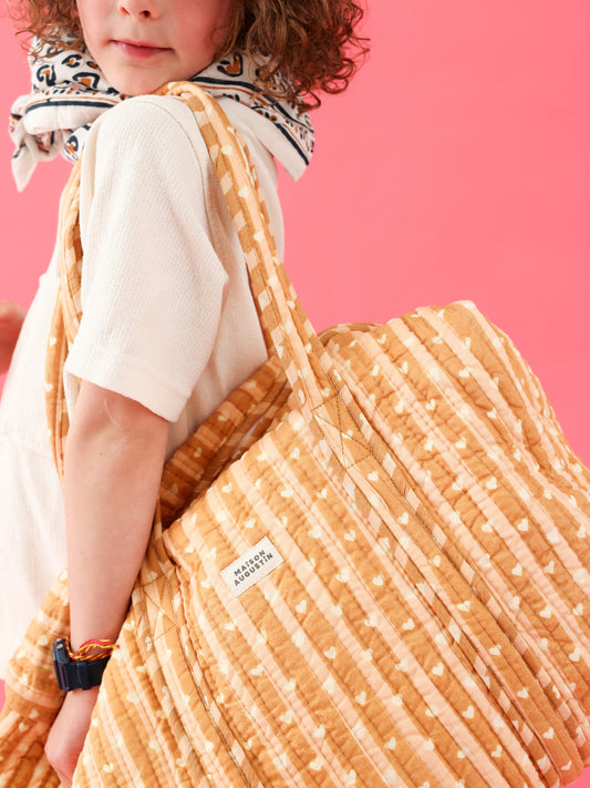 Sac week end Love Beige