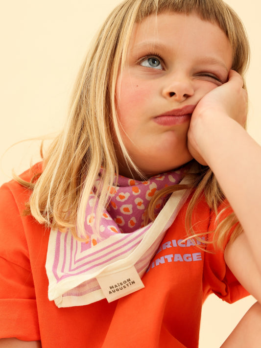 Foulard Bébé Enfant Graou Bonbon