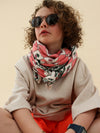 Foulard Adulte Flo Pink 100 cm
