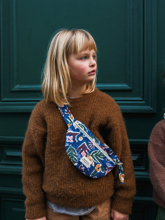 Sac Banane Kids  Matis Bleu