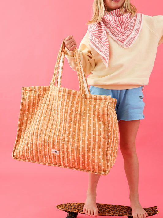 Cabas Love Beige