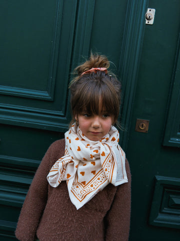 Foulard Adulte Love Cannelle 100 cm