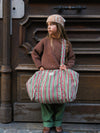 Sac Week end  Stripe Brique