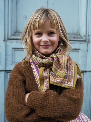 Foulard Adulte Love Bronze 100 cm