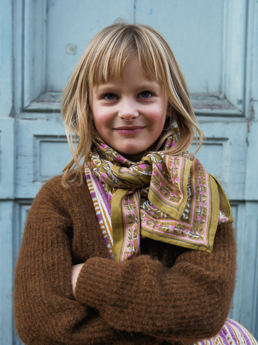 Foulard Adulte Love Bronze 100 cm