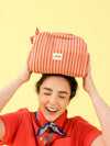 Trousse de toilette Stripe Brown