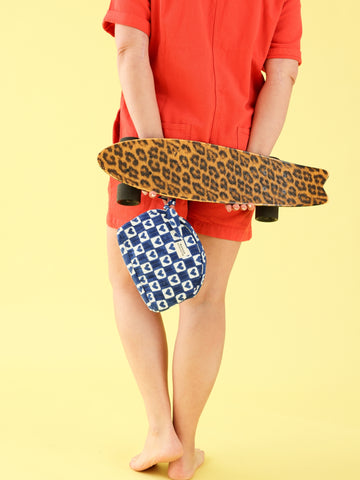 Trousse Make up Damier Bleu