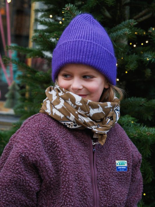 Foulard Adulte Teckel kaki