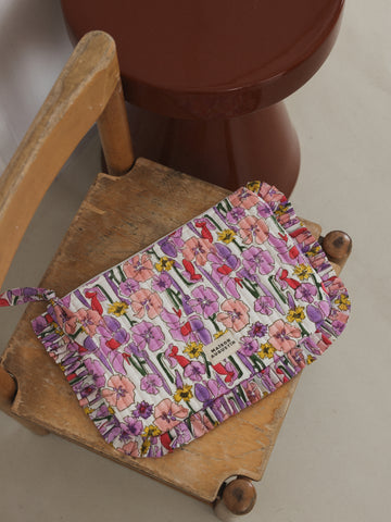 Grande Pochette Floral lilas