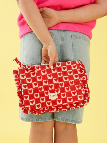 Grande Pochette Coeur Rubis
