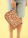 Grande Pochette Teckel Brown