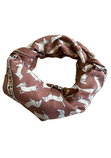 Foulard Adulte Teckel Brown