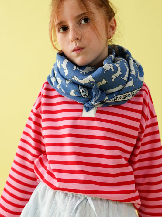 Foulard Adulte Teckel Blue