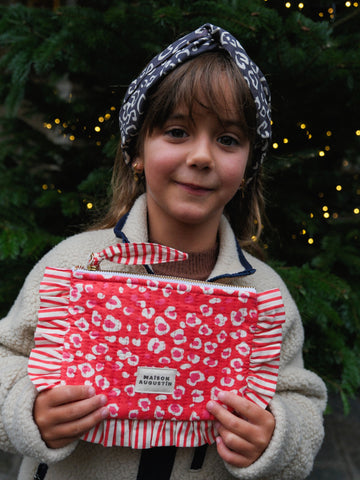 Petite Pochette Graou cerise