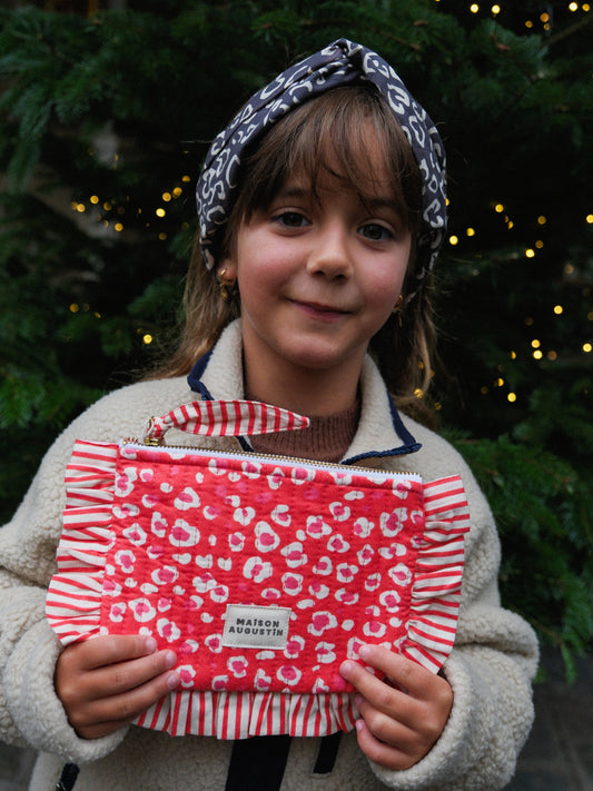 Petite Pochette Graou cerise