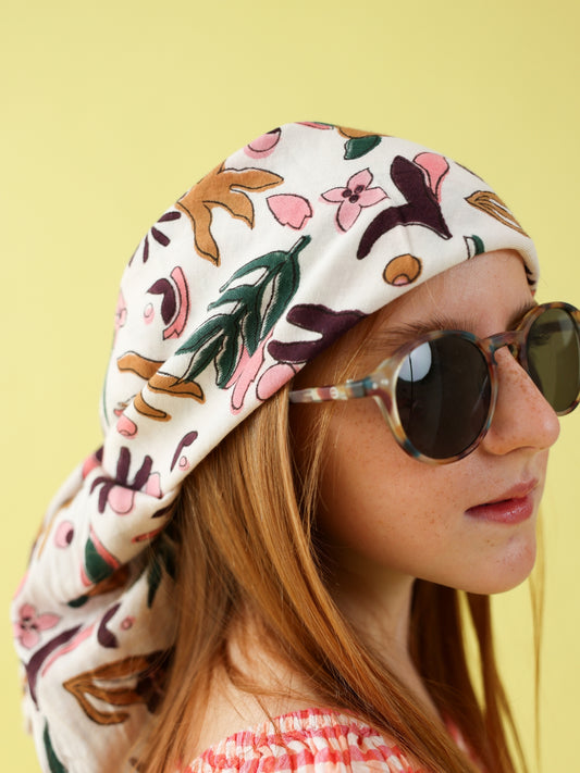 Foulard Adulte Matis Corail  100 cm