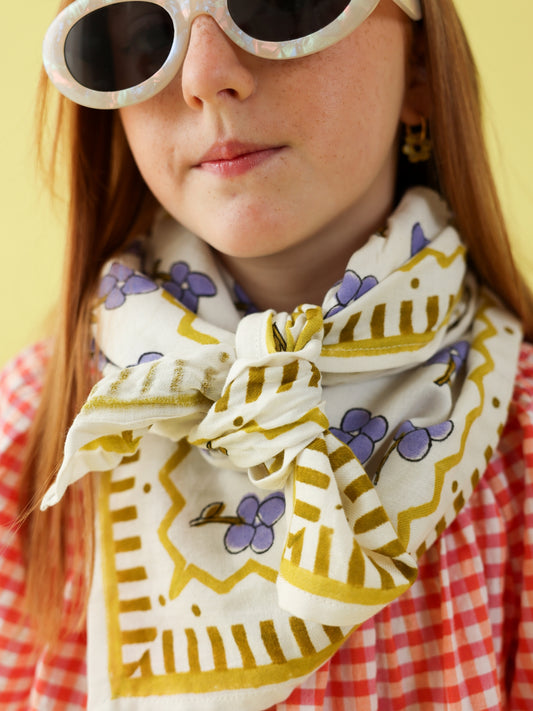 Foulard Adulte Purple Bloom