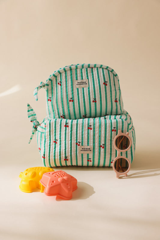Trousse Make up Green cherry