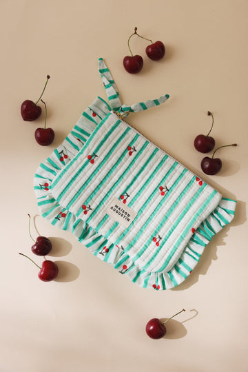 Petite Pochette Green cherry