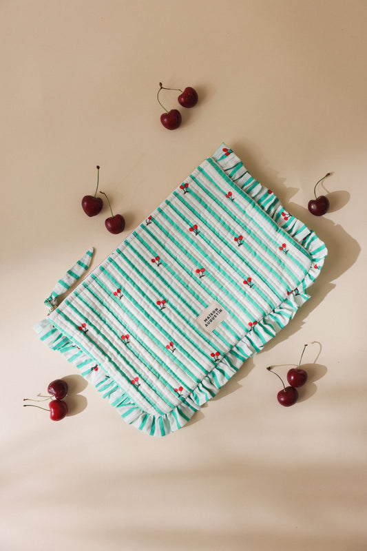 Grande Pochette Green cherry