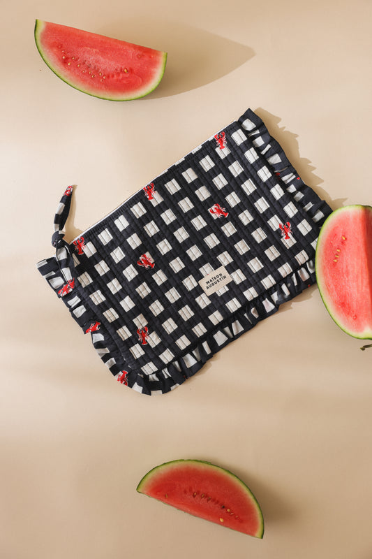 Grande Pochette Homard marine