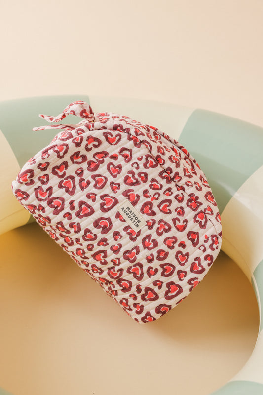 Trousse de toilette Leo Cerise