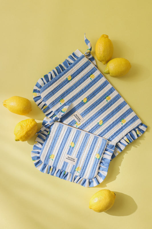 Grande Pochette Lemon blue