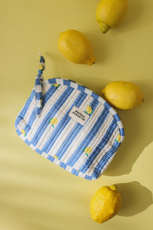 Trousse Make up Lemon blue