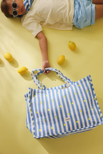 Cabas Lemon blue
