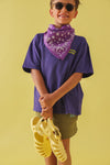 Foulard Bébé Enfant Bandana violet