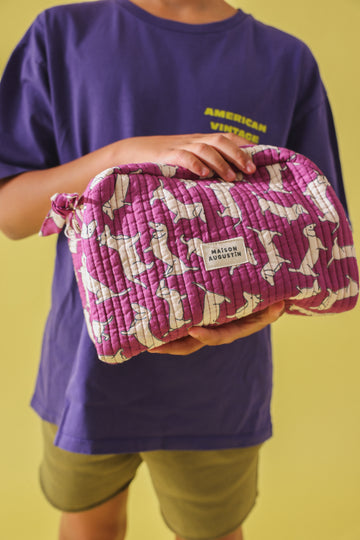 Trousse de toilette Teckel Violet