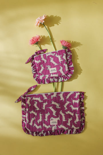 Petite Pochette Teckel violet