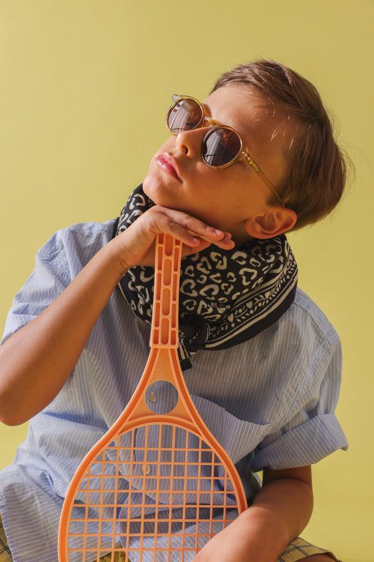 Foulard Adulte Leo Gris 100 cm