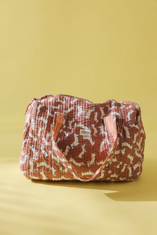Sac Week end Teckel Brown