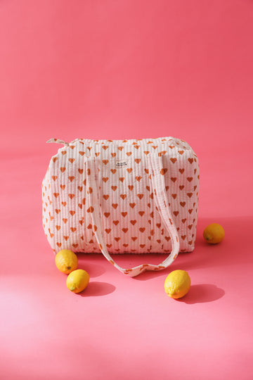 Sac Week end Love Cannelle