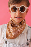 Foulard Bébé Enfant Bandana camel