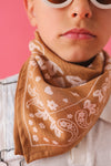 Foulard Bébé Enfant Bandana camel
